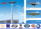 40M 12 Seiten galvanisierten hohen Mast Polen für Piazza-Beleuchtung mit Handkurbel fournisseur