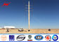 Stahl-Galvanzied Electric Power Pole für Übertragungsleitung 345KV fournisseur