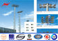 Hochfeste rostfeste Beschichtungs-hoher Mast Pole mit 400w HPS beleuchtet fournisseur