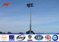 Hoher Mast Pole des Flughafen-30M HDG mit doppelter Laternenplatte für 100 Quadratmeter Stadionsbeleuchtung fournisseur