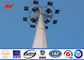 Hoher Mast helle Polen des Gleitverbindungs-Bitumen-3mm 20m mit runder Lampen-Platte fournisseur