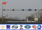 Achteckige Stahlstraßen-Lichtmast-Verkehrs-Lichtsignale mit Pulver-Beschichtung fournisseur