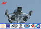 40M 8mm Stärke-Piazza-hoher Mast-Lichtmast mit kletternder Sprosse fournisseur