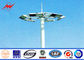 30M 3 Abschnitt-Parkplatz-Beleuchtungs-Solarenergie heller Pole mit rundem Lampen-Gremium fournisseur