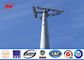 55m Iso-Norm Monopole Telekommunikations-Turm mit Kabel-Zusätzen fournisseur