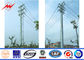 ISO 12m 3mm Stärke galvanisierter Stahl-Pole für Tranmissions-Linie fournisseur