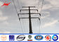 Bitumen galvanisierter Stahl-Pole für Übertragungsleitung der elektrischen Leistung fournisseur