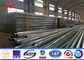 Verteilungs-Stahlstrommast der elektrischen Leistung galvanisierte 12m ASTM A123 Q345 fournisseur