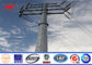 Einzel- Stromkreis lineares Electric Power Pole konisch/rund für Übertragungsleitung fournisseur