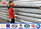 Multi Seiten- Bitumen ASTM A123 220KV 12M galvanisierte Stahl-Polen für Netzverteilung fournisseur