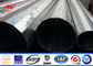 Bitumen galvanisierter Stahl Q345 Electric Power Pole mit 355 Mpa-Streckgrenze fournisseur