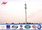 100 der Leiter-Flansch-Fuß Art-galvanisierter Monopole Zellturm für Mobiltelefon-Maste fournisseur
