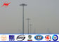 4 hoher Mast heller Pole der Abschnitt-10mm 40M HDG mit 55 Lampen-Windgeschwindigkeit 30m/s fournisseur