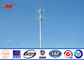 160FT Stahl- materieller Mono-Pole Turm für Telekommunikation mit CAD-Geschäfts-Zeichnung fournisseur