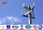 160FT Stahl- materieller Mono-Pole Turm für Telekommunikation mit CAD-Geschäfts-Zeichnung fournisseur