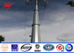 27.5m Columniform galvanisierter Stahl-Pole für Fernleitung, Gebrauchsstrommaste fournisseur