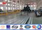 Kundenspezifischer elektrischer Stahl Unitity Pole, galvanisierter Strommast Q345 Q235 GR65 fournisseur