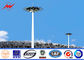 Kundengebundener 50m polygonaler Stadions-Fußball-hoher Mast-Turm-Lichtmast für Fußball-Stadion mit 40 Lichtern fournisseur