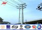 Stahlgebrauchsstrommaste Philippinen NGCP 80 ft/90 ft für Kraftübertragung fournisseur