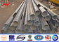 17m galvanisiertes Rohr-Metall Röhren- Stahl-Pole Kraftübertragungs-Polen ASTM A123 Stahl- Anmut-65 fournisseur