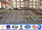 17m galvanisiertes Rohr-Metall Röhren- Stahl-Pole Kraftübertragungs-Polen ASTM A123 Stahl- Anmut-65 fournisseur