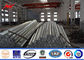 Elektrische warm gewalzte galvanisierte Stahlstrommaste Q345 für Verteilungs-Linie fournisseur