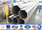 ASTM A572 galvanisierter elektrischer Stahl- Röhren-Pole für Hochspannungsleitung fournisseur