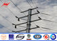 20m elektrische galvanisierte Electric Power Stahl-Pole einarmige Art für Freileitungsmast 110KV fournisseur
