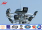 40M 60 Lichter Nr. LED galvanisierten hohen Mast-Sport-Lichtmast mit rundem Laternen-Wagen fournisseur