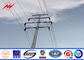 Ordnen Sie Stahl 65 60 Ft Höhe galvanisierter elektrischer Pole für Fernleitung 138kv fournisseur