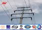 110 KV 46 M elektrischer galvanisierter Stahl-Pole für Sendeleistungs-Linie fournisseur