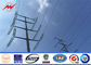 Berufs-Q235 Stahlelektrische leistung Pole mit dem Querarm für Energie-Zusätze fournisseur