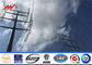 Stahlgitter bemastet 75ft 80ft Hilfsflansch-Pole-Hochspannungsturm-obenliegende Fernleitung fournisseur