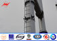 Mast-Turm-Flansch-Röhrenmonopole Stahlfernsehturm der Galvanisations-25M hoher fournisseur