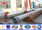 90FT 2 Segements direkte Beerdigungs-elektrischer Stahl Pole, galvanisierter Pole Monopole fournisseur