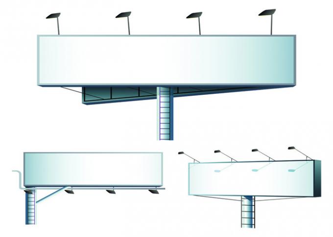Einseitige des Stahl-LED Höhe Werbungs-Brett-der Anzeigen-12M-30M im Freien 0