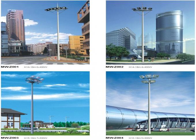 Versiegeln - geführten Anzeige galvanisierten Metall im im Freien heller Pole für Flughafen-Beleuchtung 1