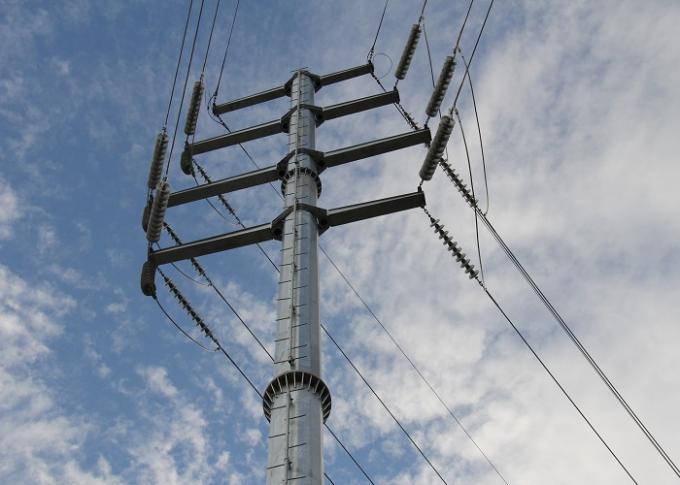30m Energiebeschichtung galvanisierte Eleactrical-Strommast für Kabel 110kv 2