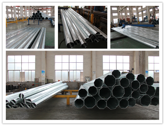 Metallische Verteilung galvanisierter Stahlstrommast für Strom-Verteilungs-Linie 2
