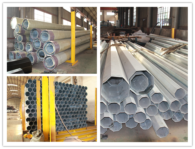 12m 850Dan 1,0 Sicherheitsfaktor-verbindet Stahlstrommast-Metallverjüngung Form in Philippinen 2