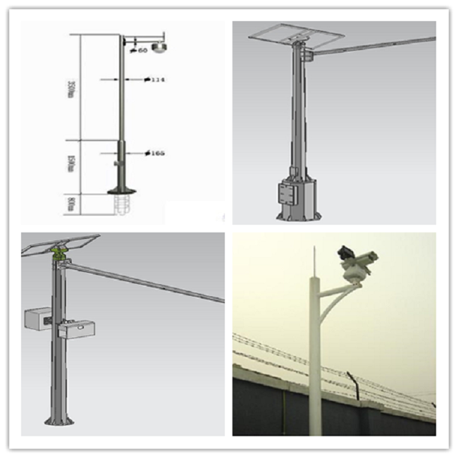 Achteckige Stahlstraßen-Lichtmast-Verkehrs-Lichtsignale mit Pulver-Beschichtung 1