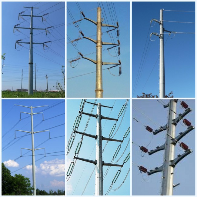 25 Stärke-Electric Powers Polen des Fuß-2.5mm multi Stromkreis heller Pole im Freien mit Bitumen 1