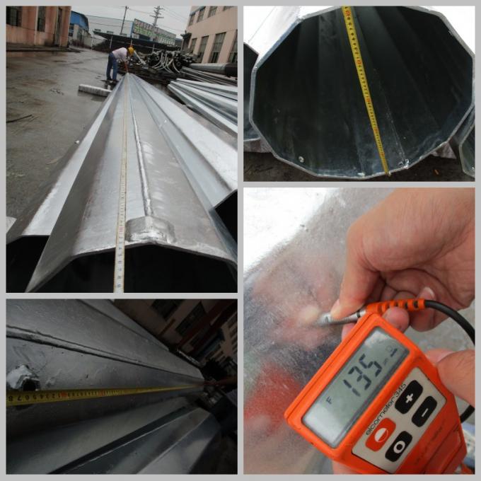 Pole-Kraftübertragung Polen der galvanisierten Stahl-elektrischen Leistung Q345B/A572 0