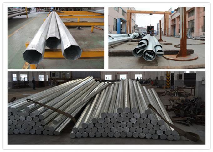 16m 8KN Stahl- Röhren-Pole für elektrische Verteilungs-Linie Projekt 1