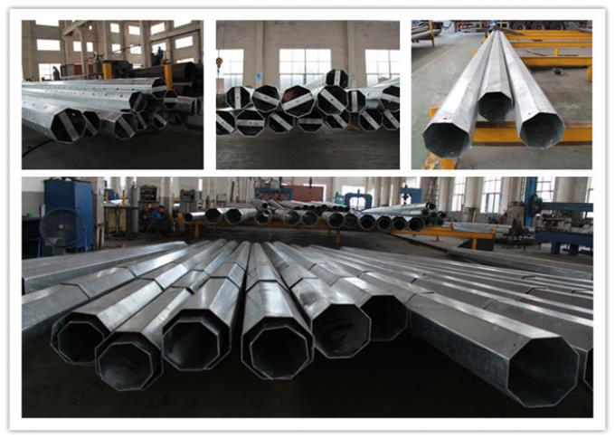 Imprägniern Sie galvanisierten Stahl-Polen für Linie Projekt der elektrischen Verteilungs-110v 1