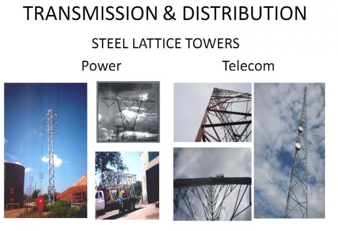 7.5M Stahlstrommast heller Lasts-1KN, Mindestrenditen-Druck Kraftübertragungs-Polen 450Mpa 2