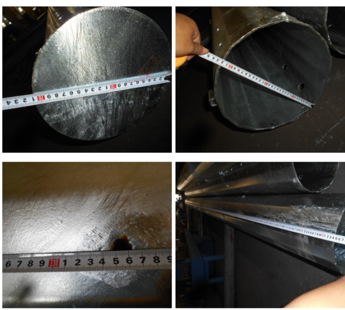 345Mpa röhrenförmiges heißes Bad galvanisierter Stahl-Pole 2.75mm 3.0mm 3.75mm 4.0mm stark 4
