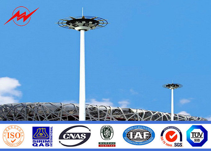 Antikorrosions-Stadions-Stahlstrommast für hohes Mast-Beleuchtungssystem 0