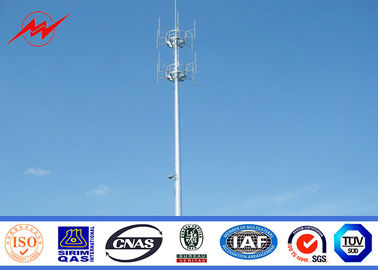 China Kundengebundener 100 FT galvanisierter Mono-Pole-Turm für Kommunikations-Verteilung fournisseur