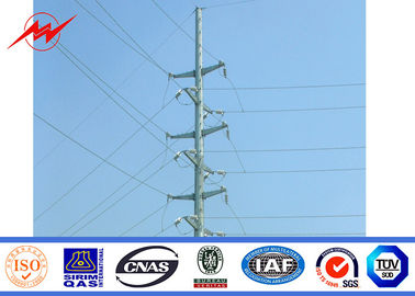 China Polygonale Electric Power Pole 2 Abschnitte ISO 69 KV fournisseur